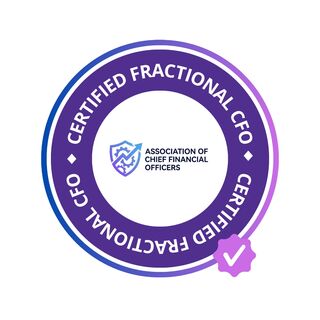 Certified Fractional CFO credential from the Association of Chief Financial Officers